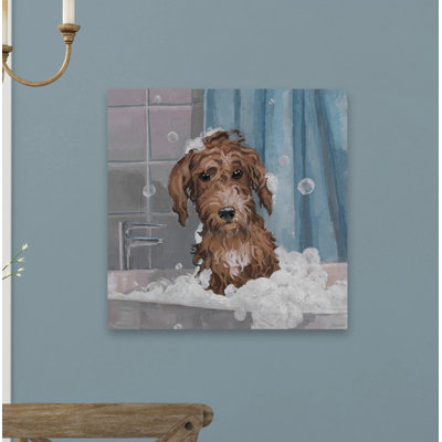 " I Just Peed " Painting Print