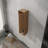 12" Bathroom Side Cabinet,Soft Close Doors,Float Mounting Design, Imitative Oak-629140605