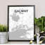 Galway City Map 1 Piece Wall Art-424255623