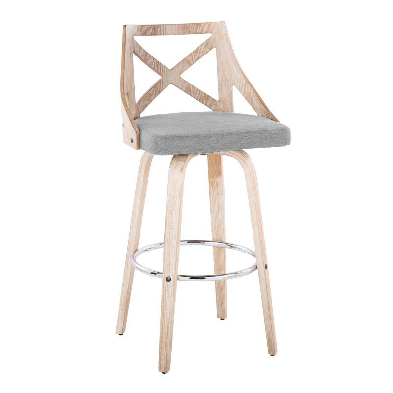 Tabouret de bar 30 po Charlotte, Gris