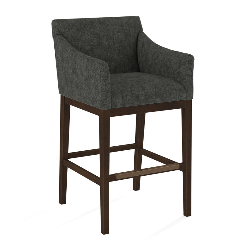 Upholstered Stool, 61650-33, Nutmeg