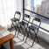 Tabouret pliant portatif noir