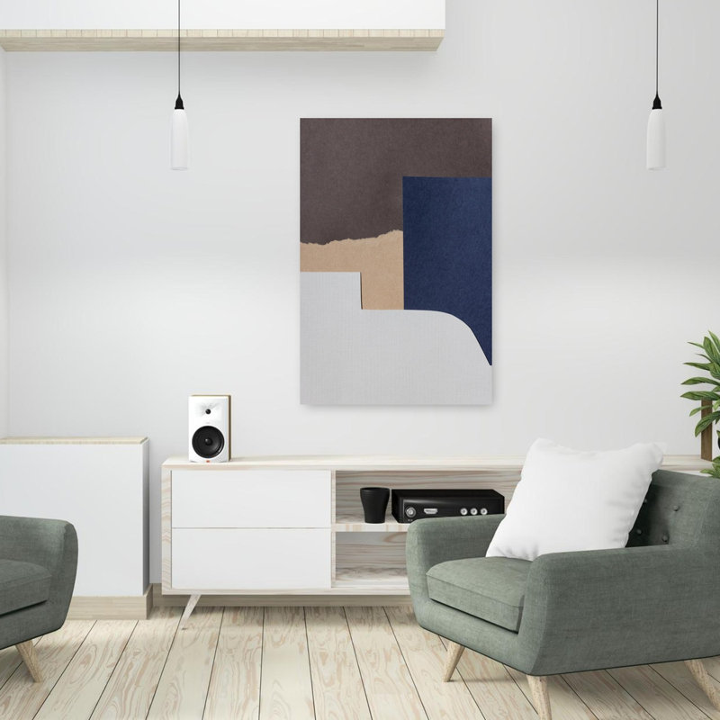 Art contemporain, art contemporain abstrait, H 36 po x l 24 po