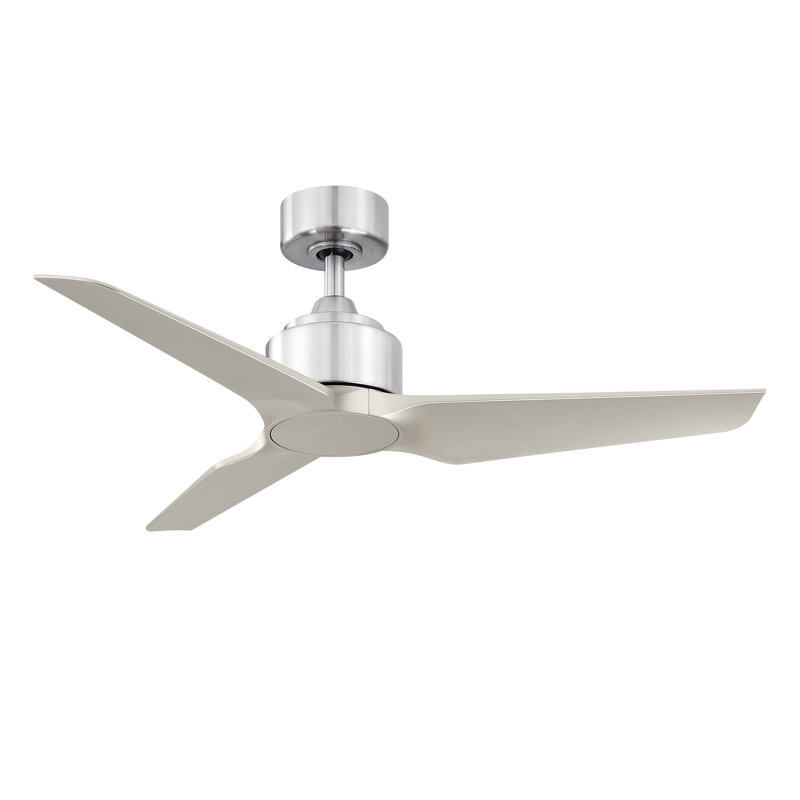 TriAire Custom Indoor/Outdoor Ceiling Fan DC Motor - Brushed Nickel, Brushed Nickel