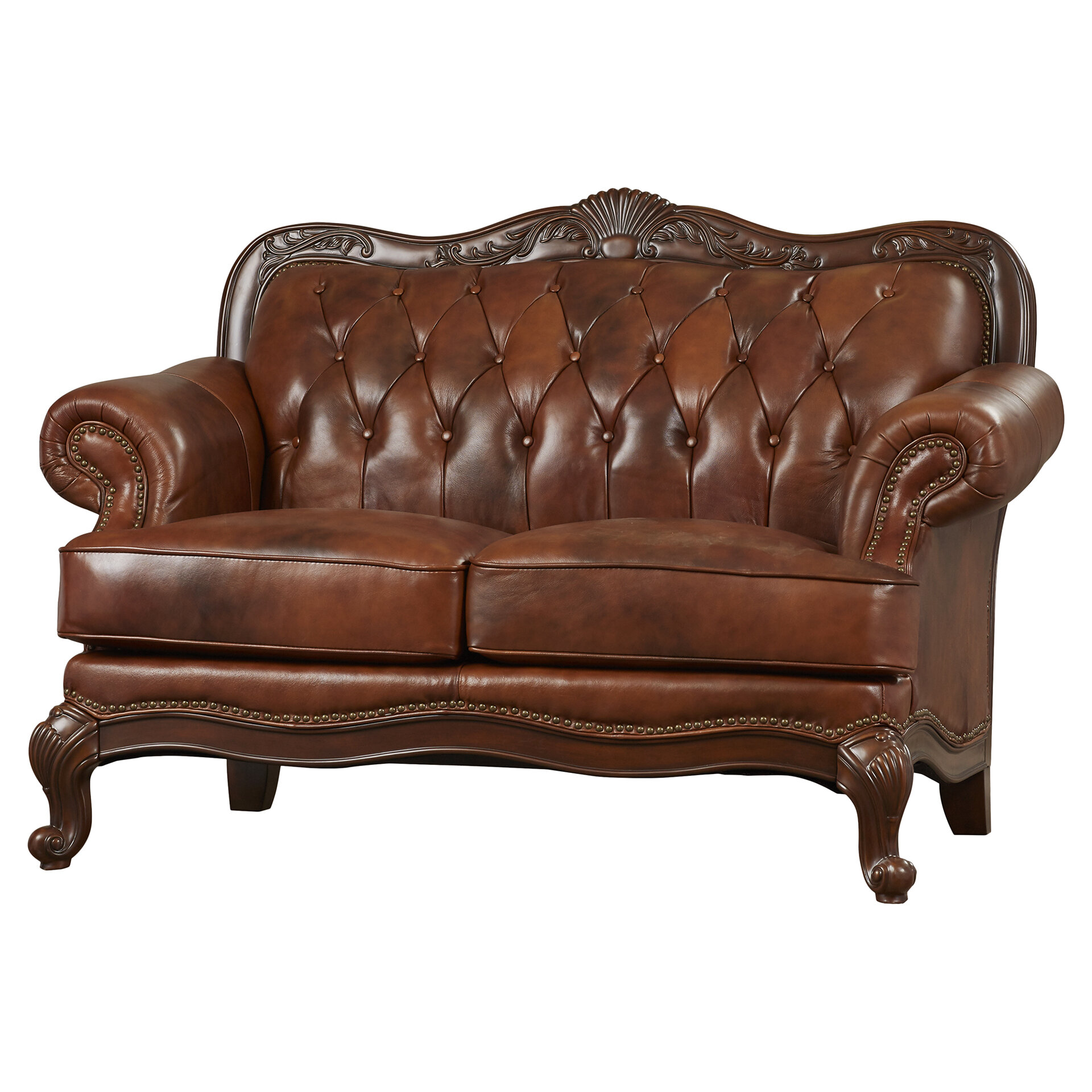 Smith Leather Loveseat