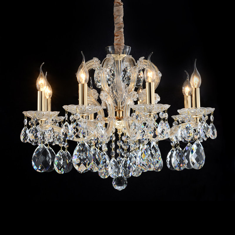 Lustre classique à 8 lumières de style bougie Portola