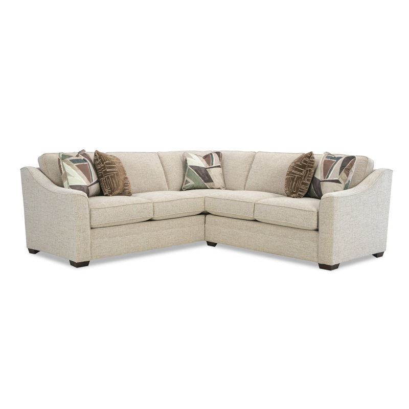 Upholstered L-Shaped Sectional Symmetrical
