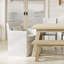 Chama Grey Thin Stripe Dining Chair