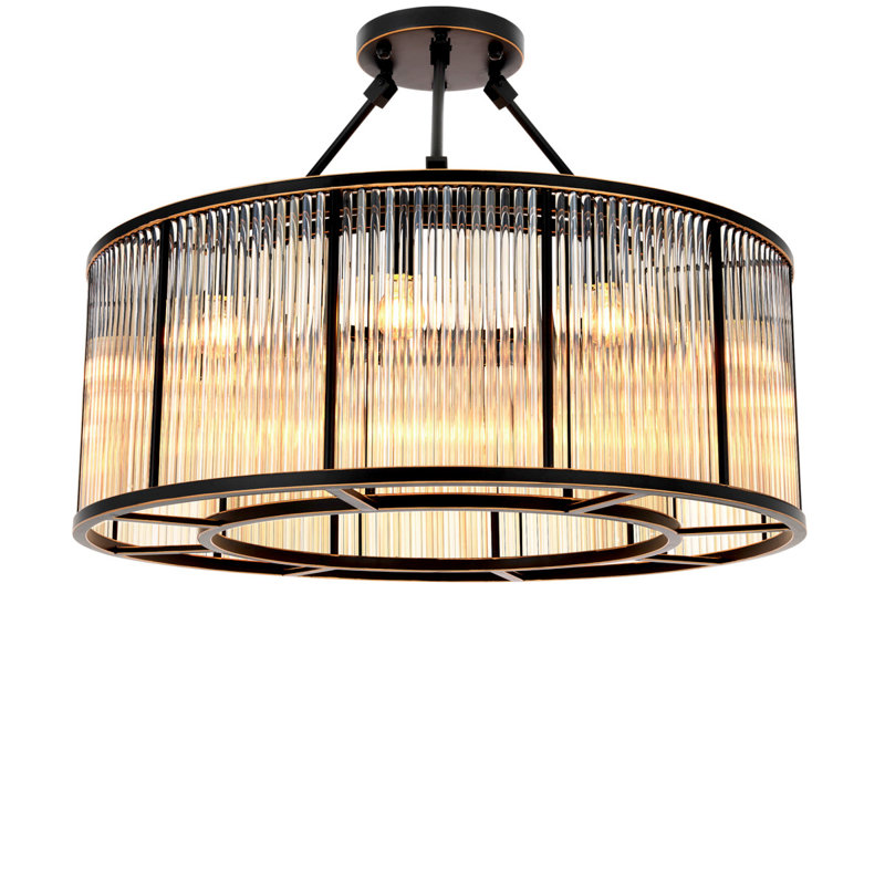 Bernardi 10 - Light Semi Flush Mount, Bronze
