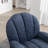 Petal Tufted Swivel Bucket Chair(Set Of 2)-2091933643