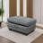 Faux Leather Ottoman-97791697