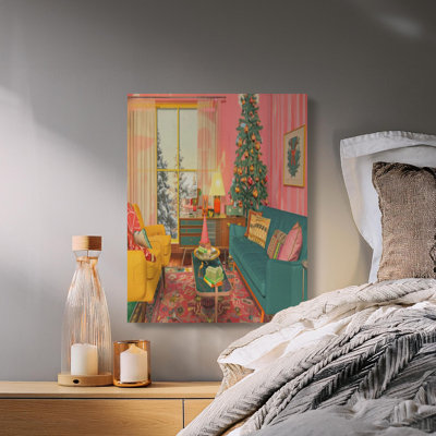Feagin 1 Piece Wrapped Canvas Wall Art Set