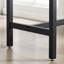 Table de bar de 61,6 cm de large avec 4 tabourets gris, siège confortable en PU, tabourets de style moderne gris. 117 cm de long x 87,4 cm de haut. Structure robuste en fer, assise rembourrée pour un confort optimal.