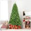 Arbre de Noël 7,5 pi avec fil mémoire, arbre en PVC artificiel à charnière 1200 pointes, installation facile pour un décor intérieur des Fêtes-254647614