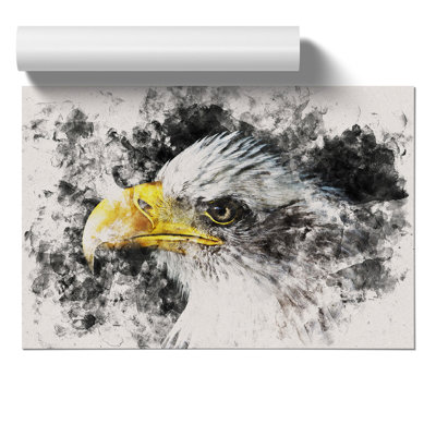 Bald Eagle Watercolour - Frameless Print
