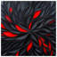 Motif de pétales noirs et rouges-125272831