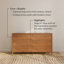 Commode en bois massif 6 tiroirs Harbor-751914819