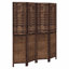 Farnum 145cm W 4 - Panel Solid Wood Accent Room Divider-1570513475-1570513502