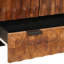 Solid Wood Rectangle Accent Cabinet-140655342