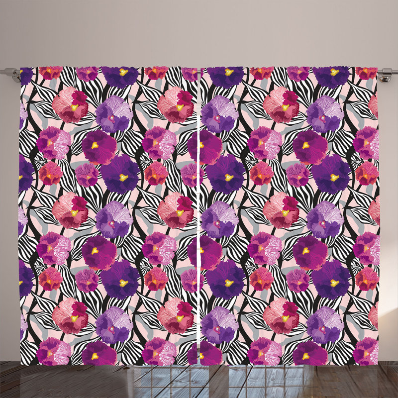 Semi Sheer Curtain Pair