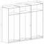 Avak 3 Door Solid + Manufactured Wood Wardrobe-1900695449