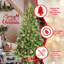 Sapin de Noël blanc chaud avec lumières DEL