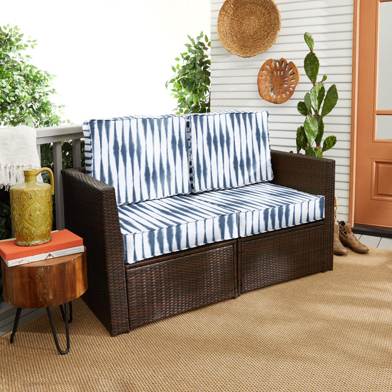 Rialto Outdoor 5'' Loveseat Seat / Back Cushion, 23" W x 25" D