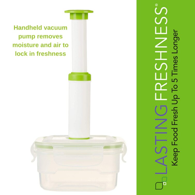 Lasting Freshness Vacuum Seal 5 Container Food Storage Set