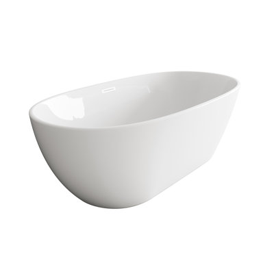 Thermopolis 59'' x 28.3'' Soaking Acrylic Bathtub