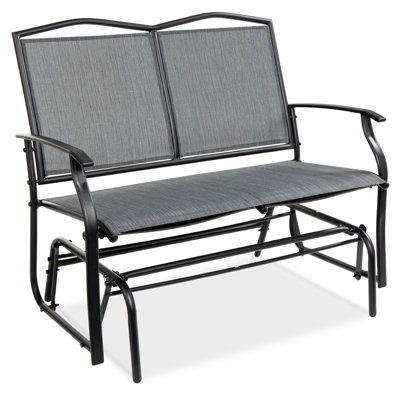 Nethuki Metal Outdoor Glider by Winston Porter