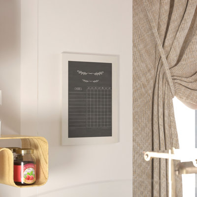 Flash Furniture Yes Porcelain Wall Wood Chalkboard