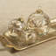 Ensemble de 6 boules en verre Ezio Golden Glimmer