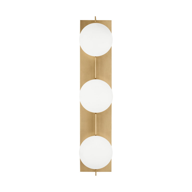 Orbel 3 - Light Vanity Light, Yes, Natural Brass