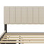 Grand lit plateforme tapissier en velours avec 2 tiroirs et lit gigogne simple TG-686395449