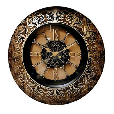 Steel Analogue Wall Clock