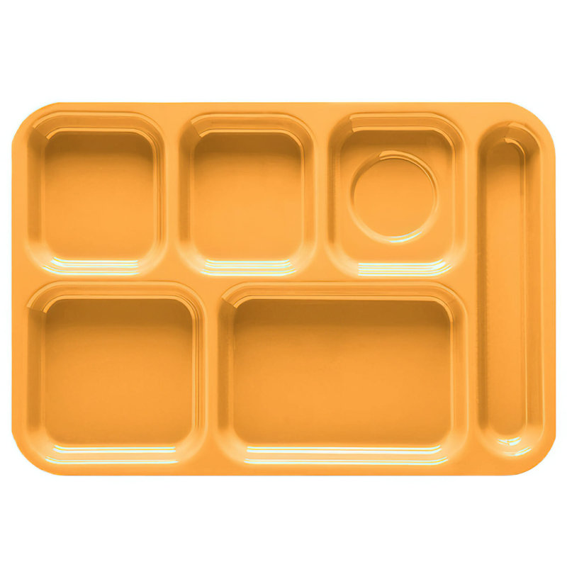Le GE Plat de service en plastique, Jaune