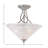 Capri Semi-Flush 3-Bulbs Shown With 16" Glass-766149795-766149806