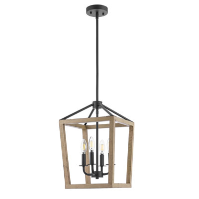 Obell 4 - Light Black Lantern Pendant