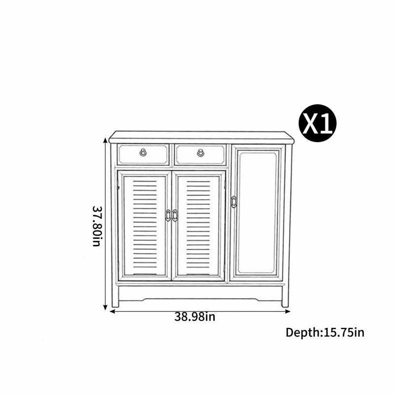 Chinese-style classical shoe cabinet