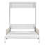 Grand lit escamotable mural avec coussin confortable, conception compacte et compacte pour les petits appartements-476994881