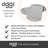 Oggi Barware Set of 2 Crushed Ice Cube Tray