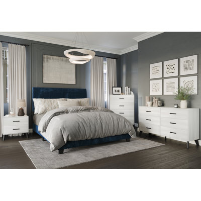 Corduroy 4-pieces Bedroom Set