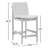 Daffodil Upholstered Boucle Counter Stool-1400930372