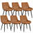 Faux Leather Upholstered Metal Dining Chair-957567176-957567223