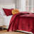 Bann Riviera Velvet Reversible Quilt Set-543563467-543563464