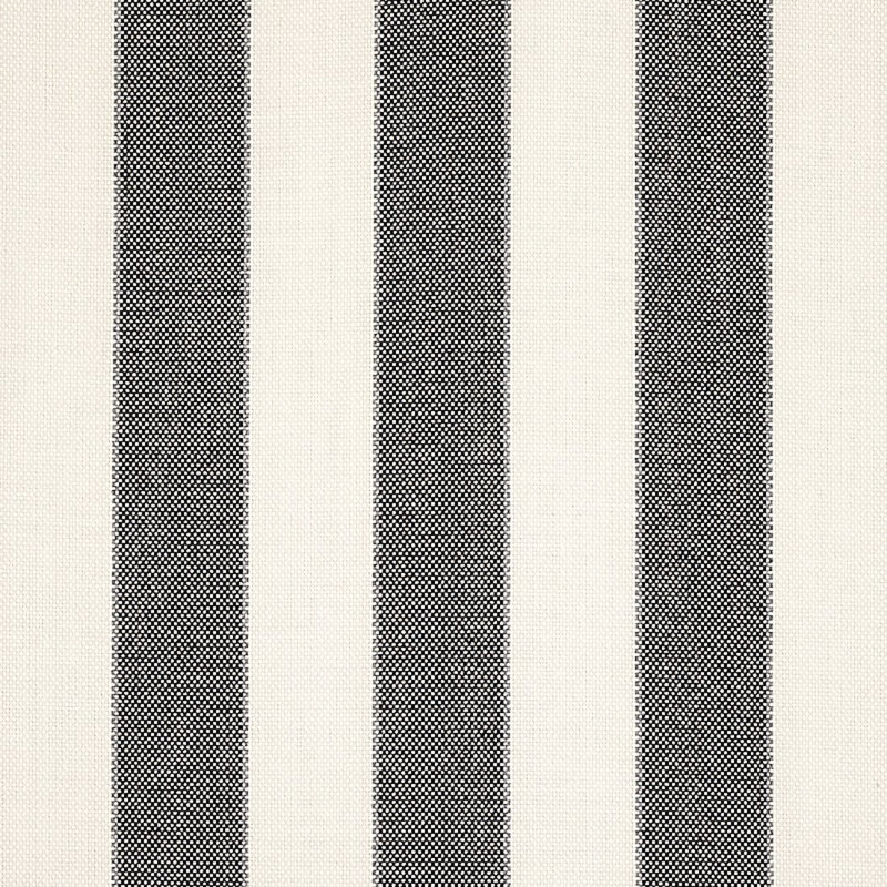 Blumont Stripe Indoor/Outdoor Fabric, Charcoal