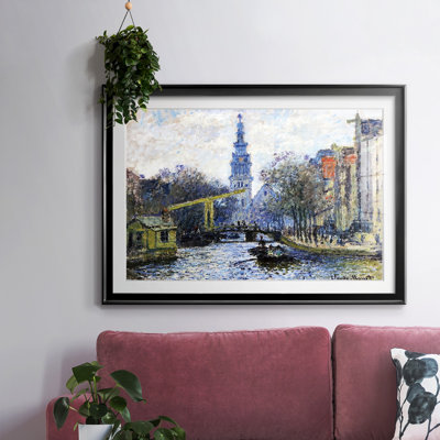 " Canal In Amsterdam, 1874 "