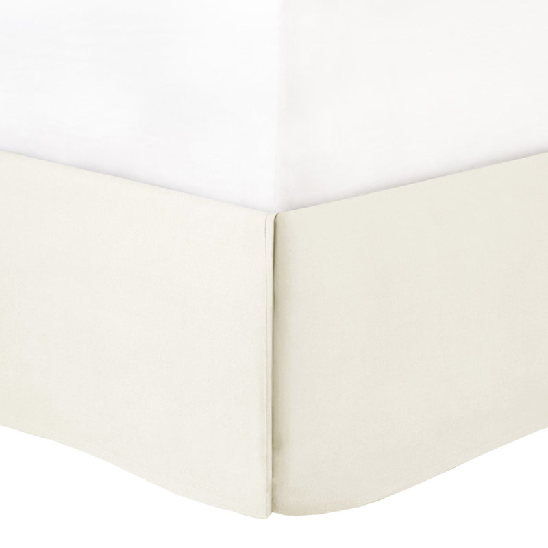 Édredon pour très grand lit - Élégant et lavable à la machine, 7 pièces, Ivoire ivoire