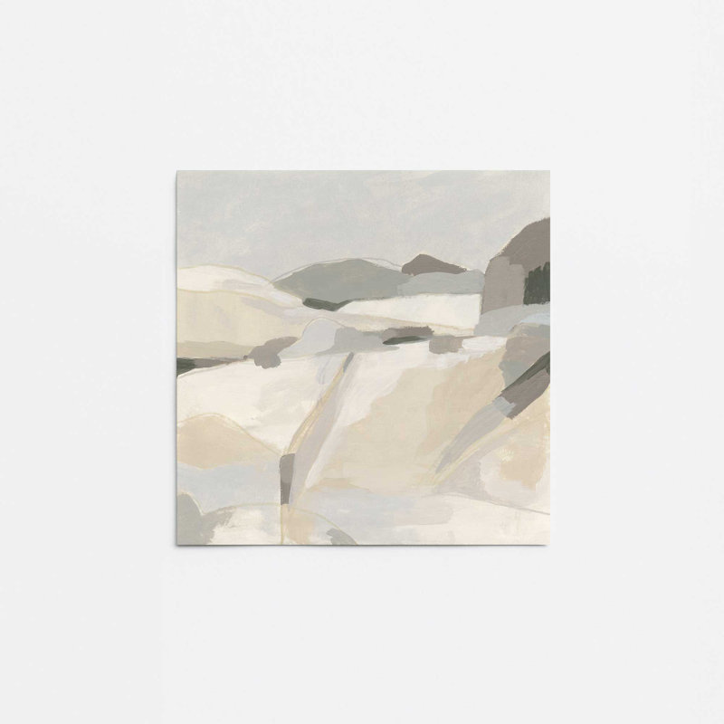 Reproduction de paysage discret II, Sans cadre, papier, H 16 po x l 20 po