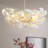 31.5 " 6-light Ceramic Ginkgo Leaf Chandeliers-1503850615